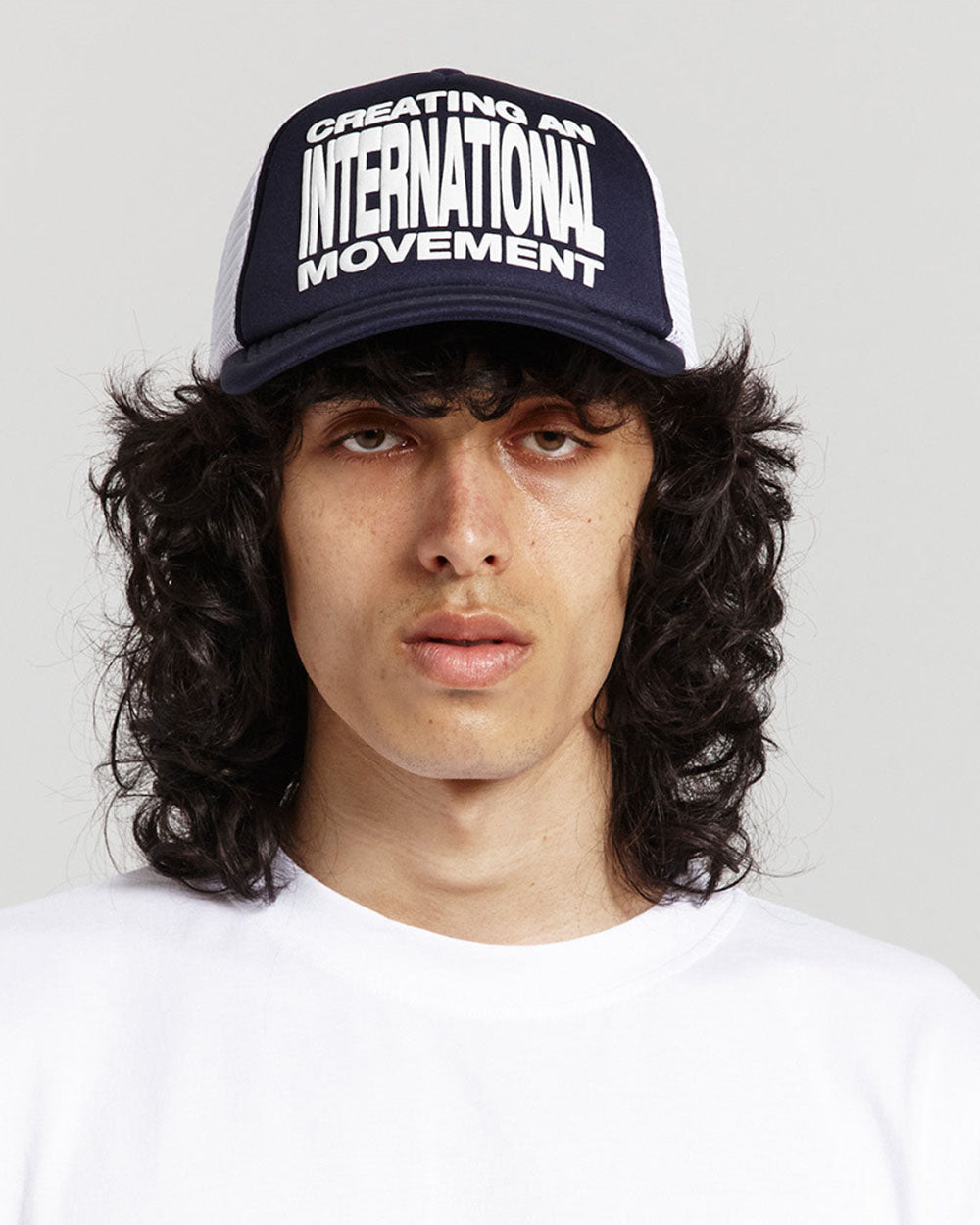 TYPE MODIFICATION TRUCKER CAP BLACK