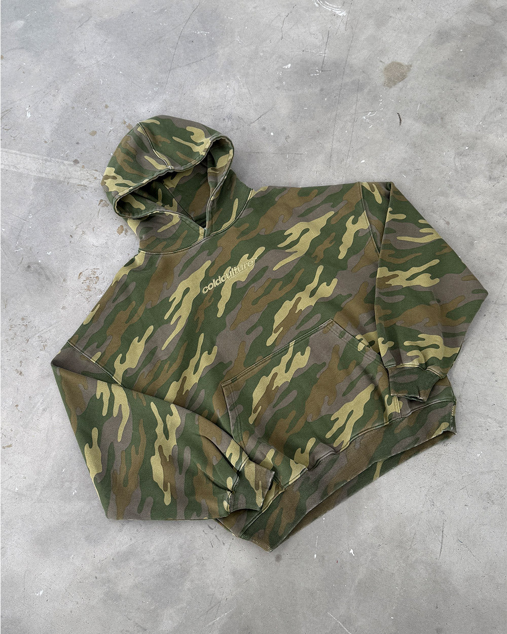 STRASS CAMO HOODIE