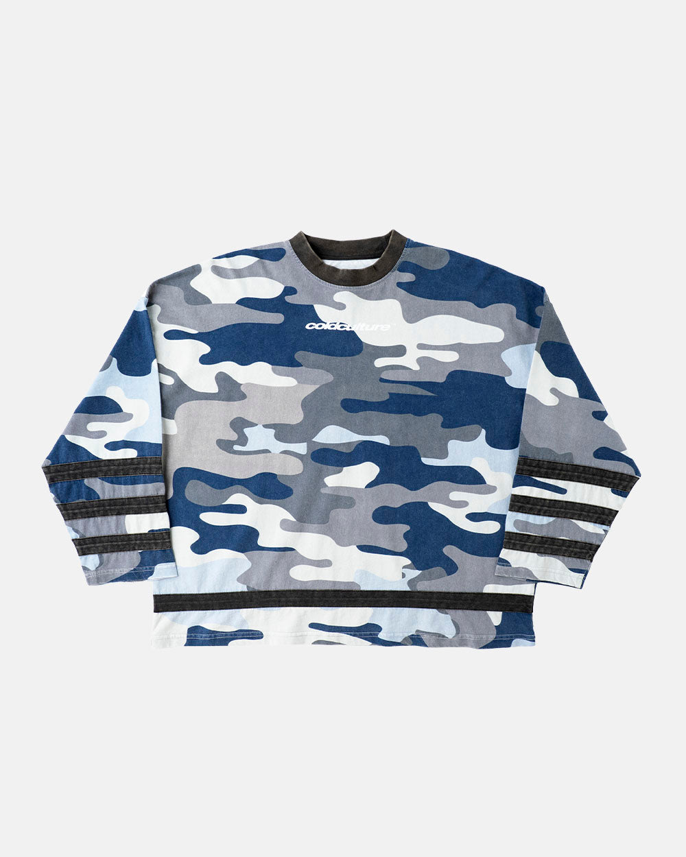 GOALKEEPER LONGSLEEVE HOCKEY TEE BUE CAMO