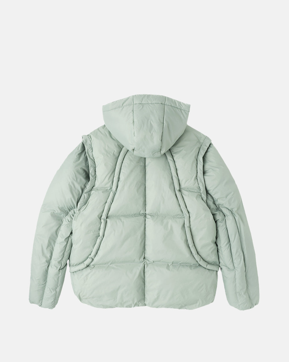 MULTIFUNCTIONAL PUFFER JACKET PISTACHIO GREEN