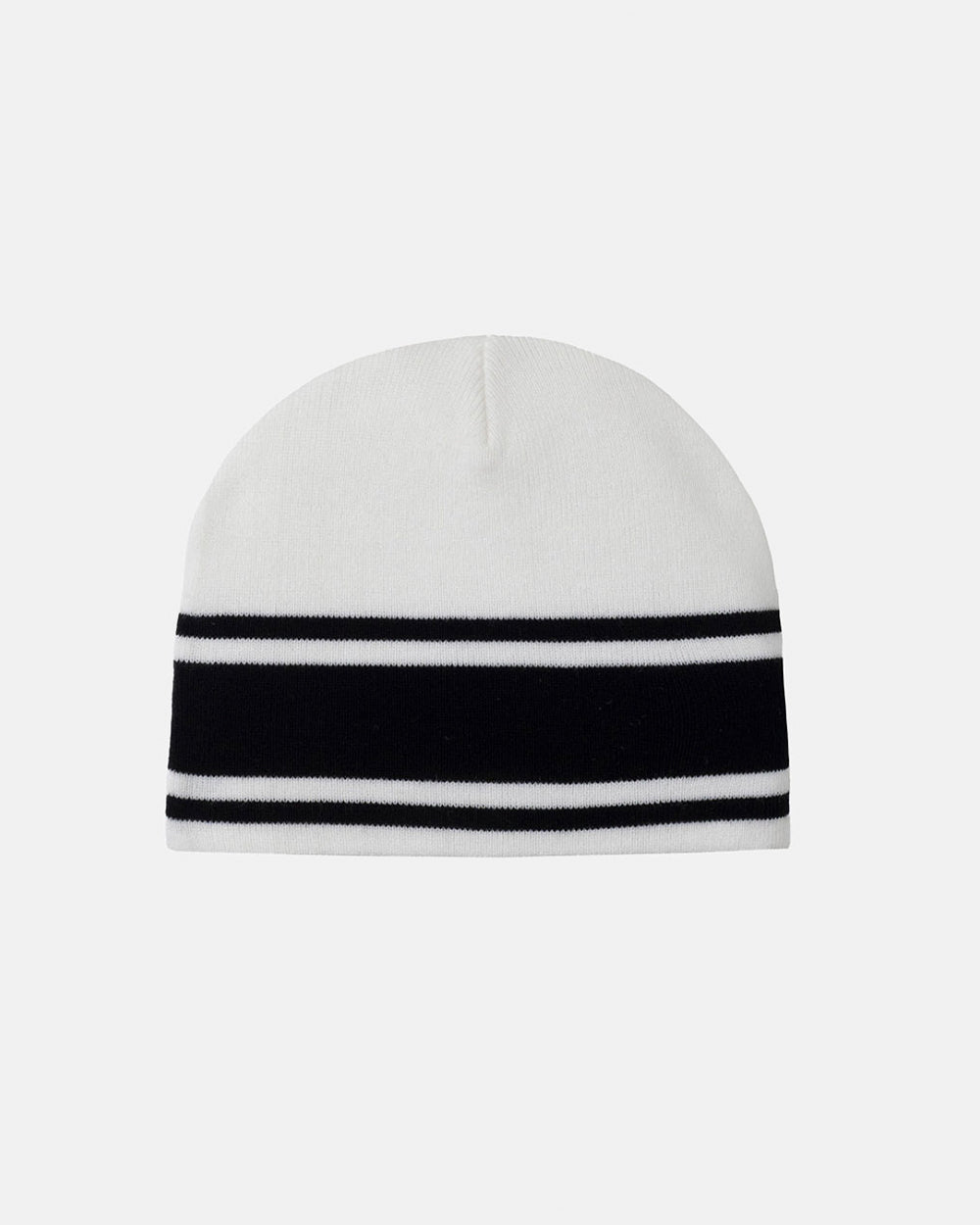 STARS STRAP BEANIE WHITE