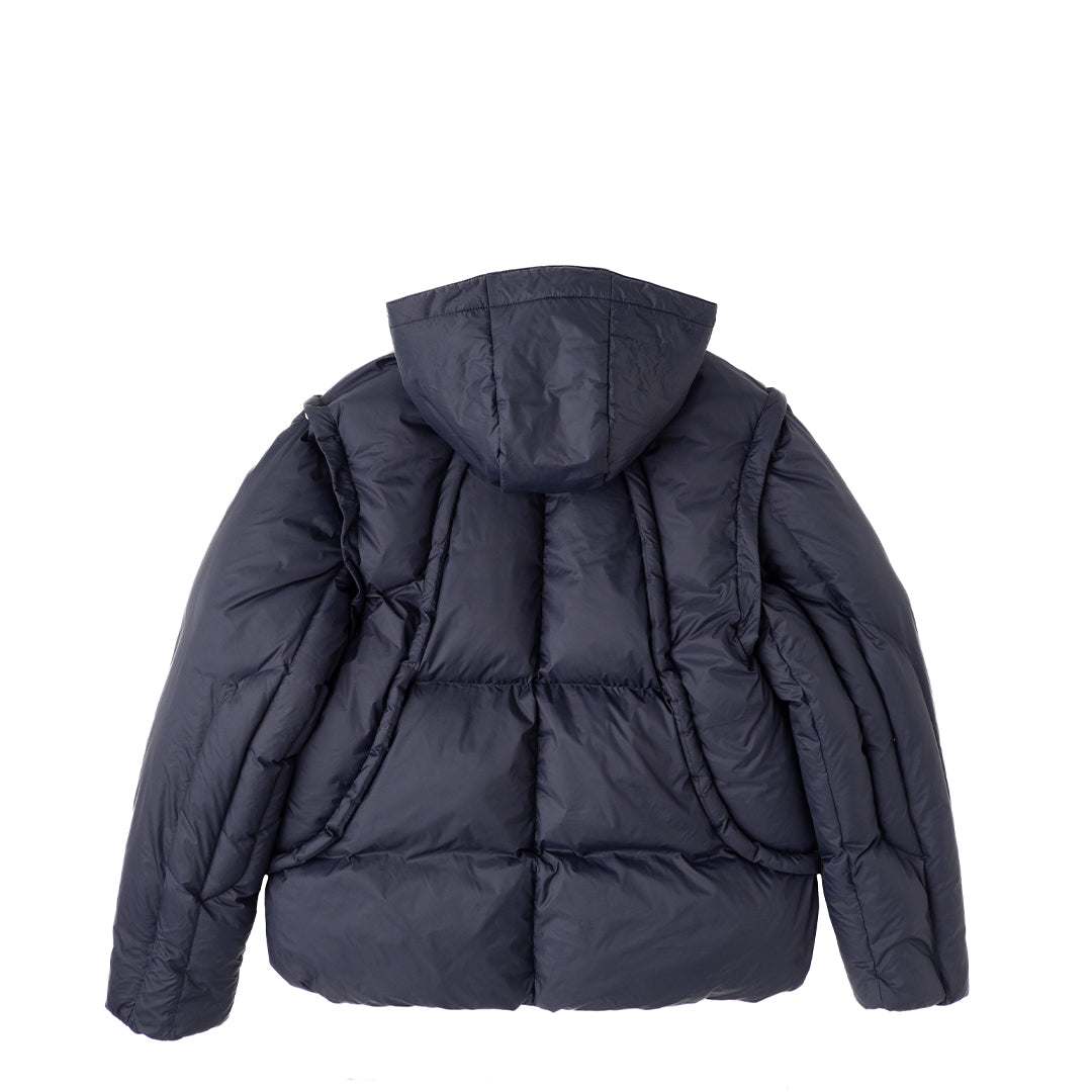 MULTIFUNCTIONAL PUFFER JACKET DARK BLUE