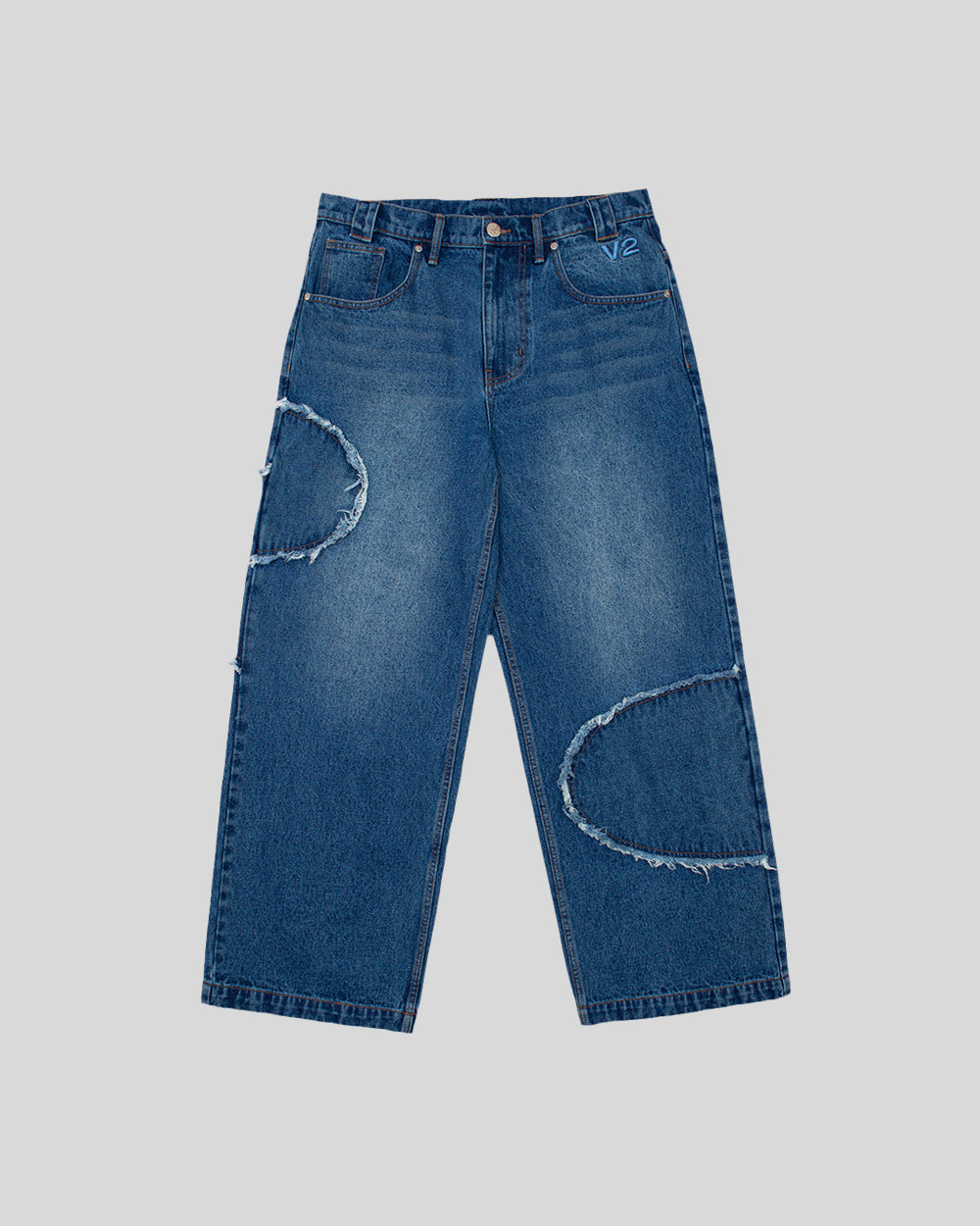 V2 CUTTING PANTS BLUE DENIM | COLD CULTURE™ | STREETWEAR CLOTHING BRAND