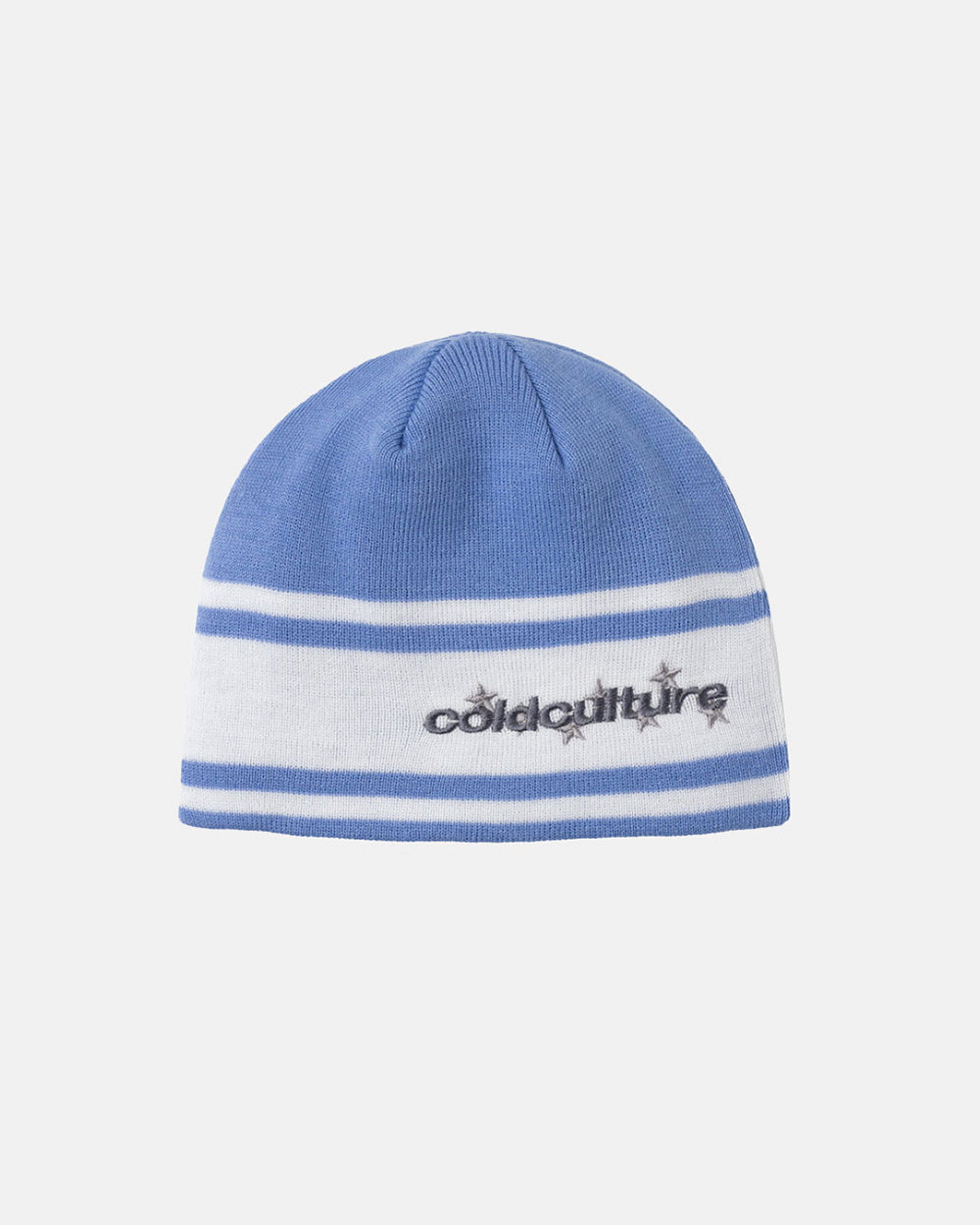 STARS STRAP BEANIE BLUE CALICO