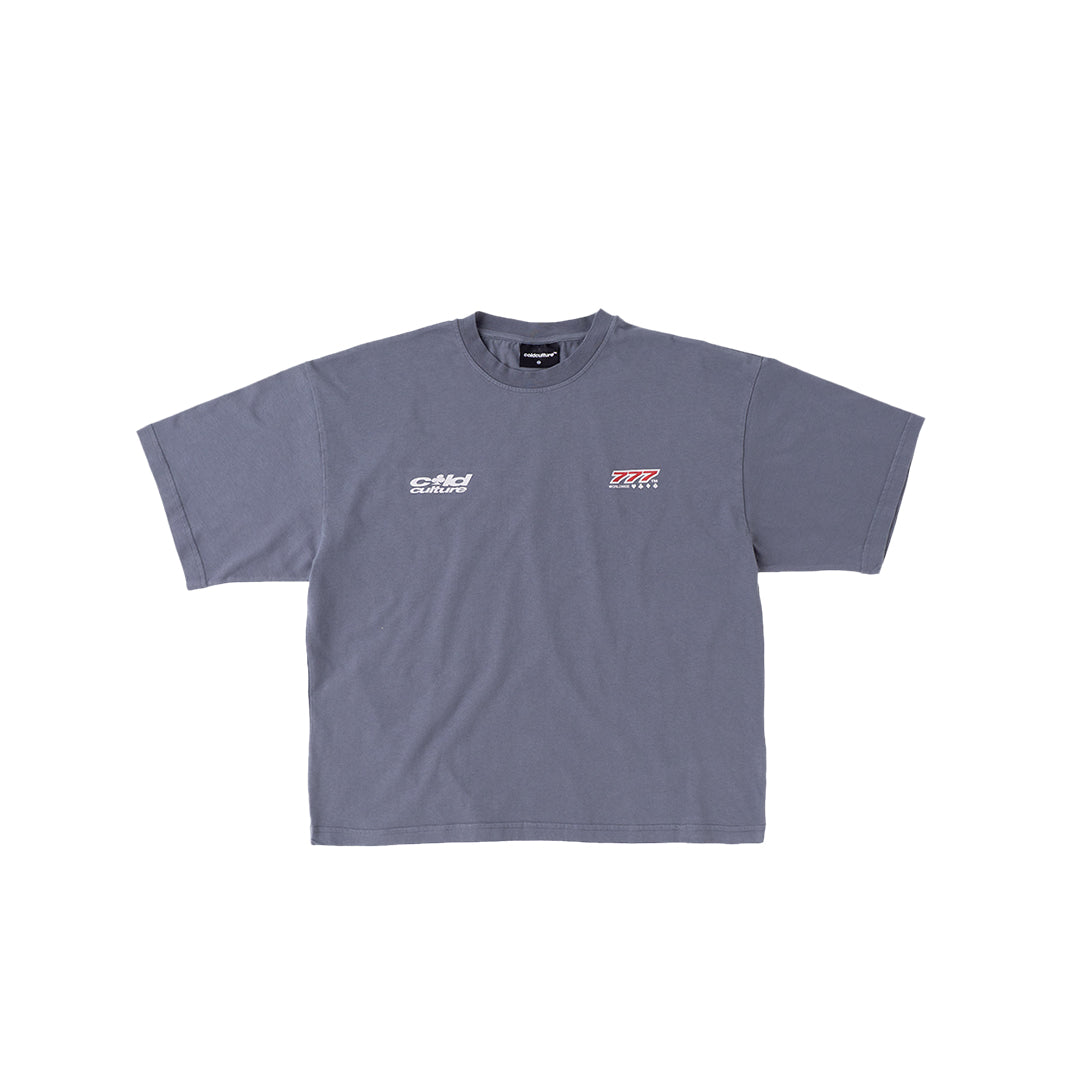 THREE SEVENS TEE DARK BLUE