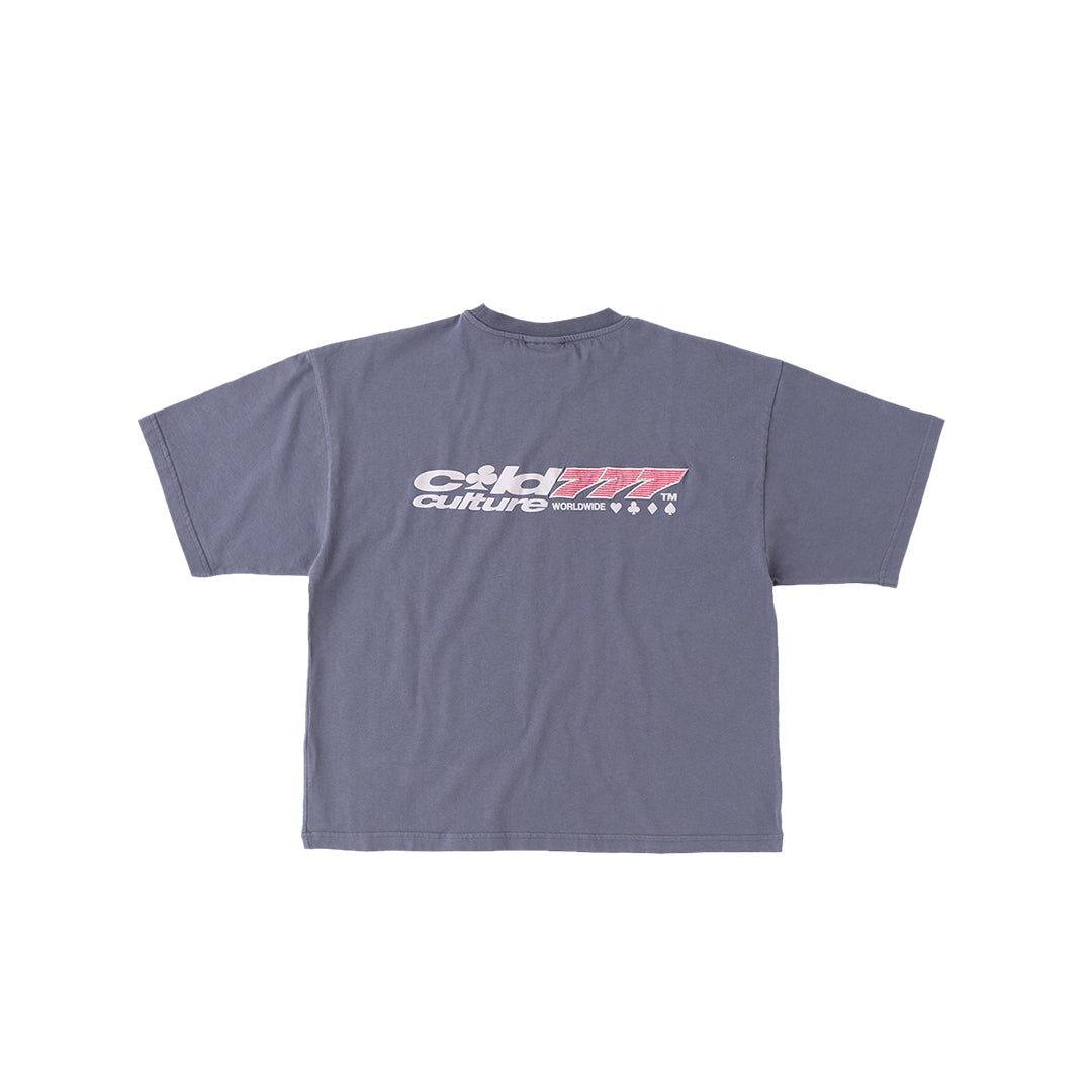 THREE SEVENS TEE DARK BLUE