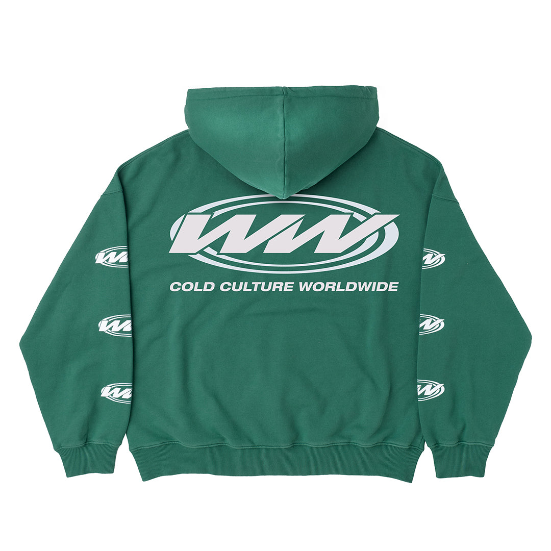 WORLDWIDE CIRCLE HOODIE SHALE GREEN