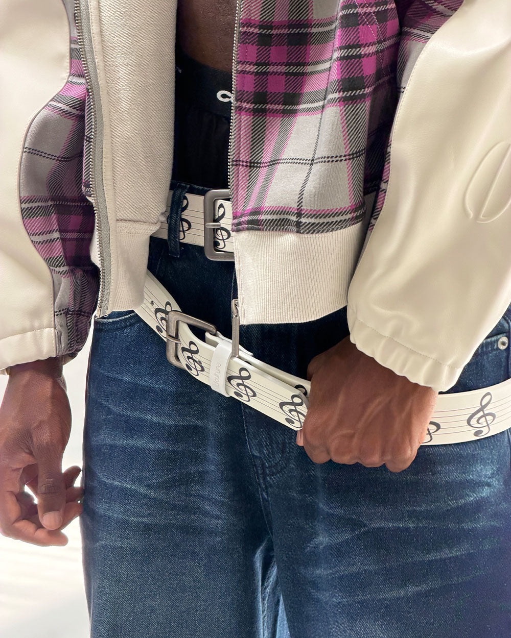 LOOP BELT WHITE