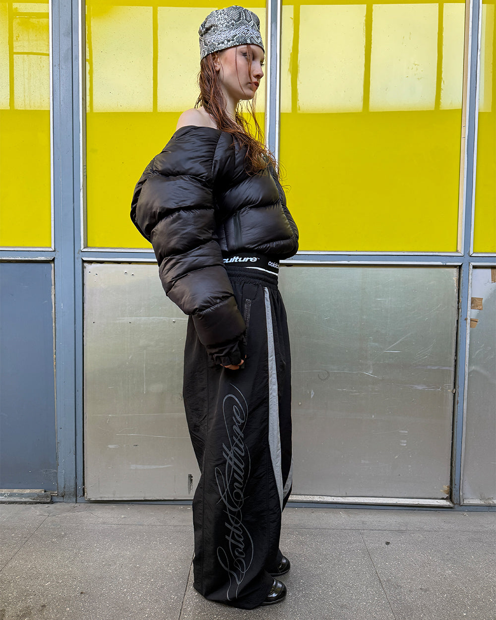 SCRIPT TECH PANTS BLACK