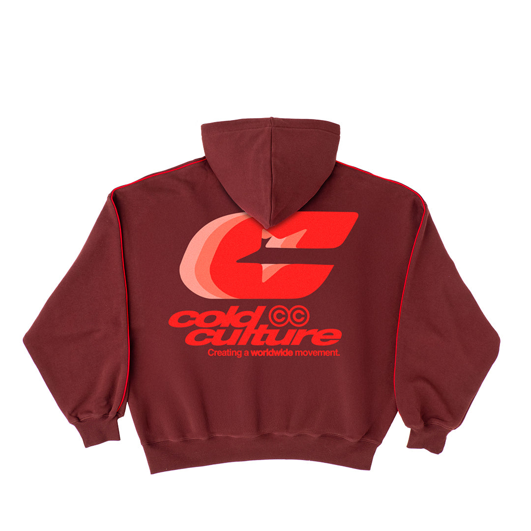 TRIPLE C HOODIE OXIDE RED