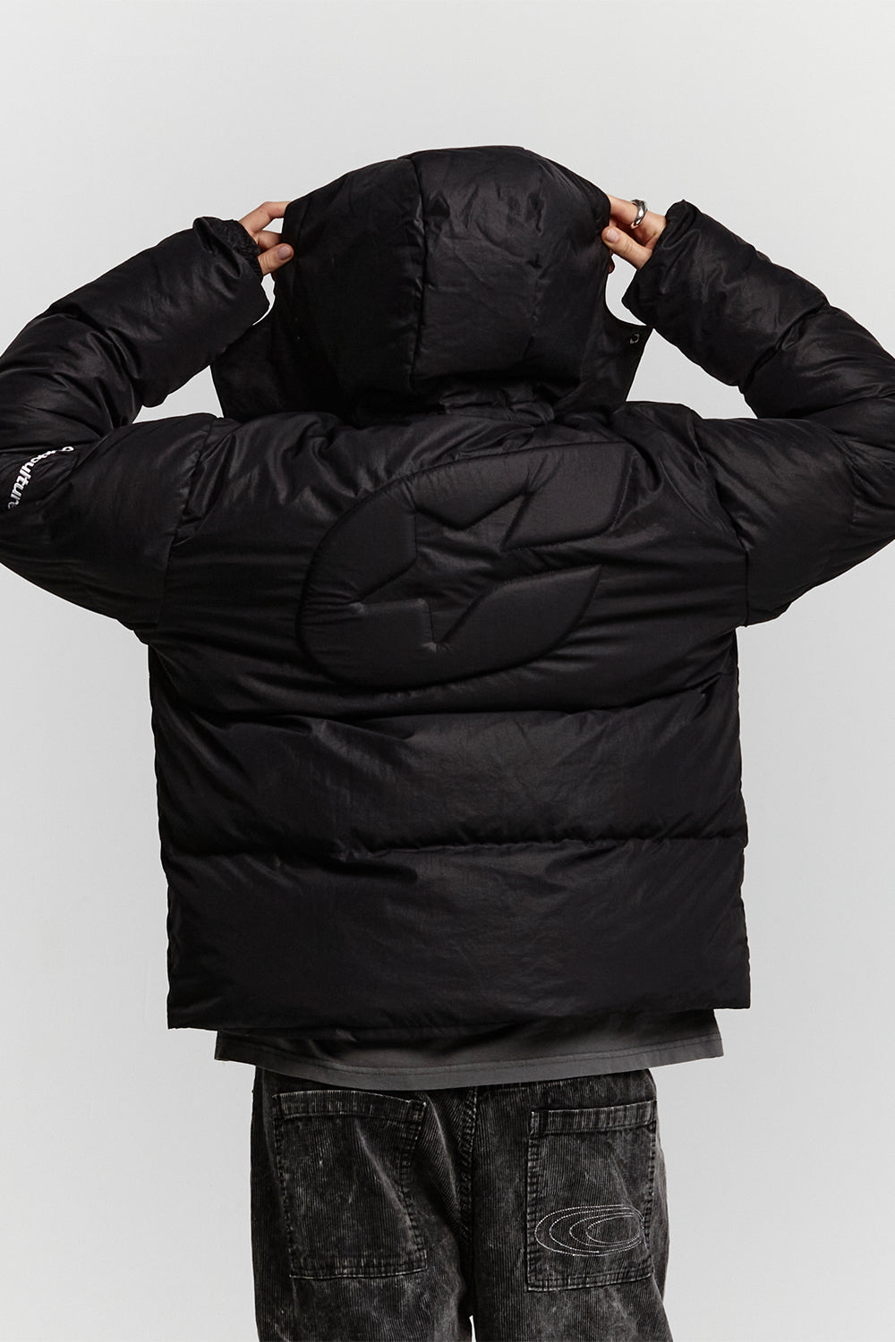 PUFFER JACKET RIPSTOP BLACK