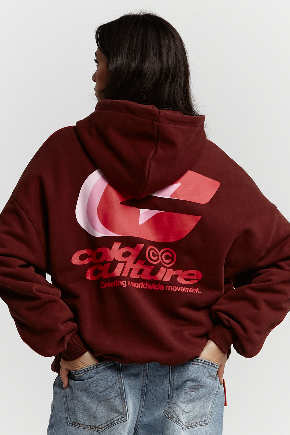 TRIPLE C HOODIE OXIDE RED