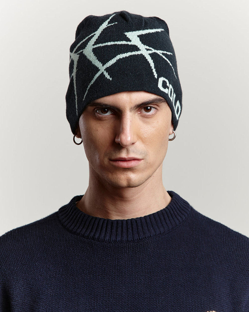 BRAMBLES BEANIE DARK BLUE
