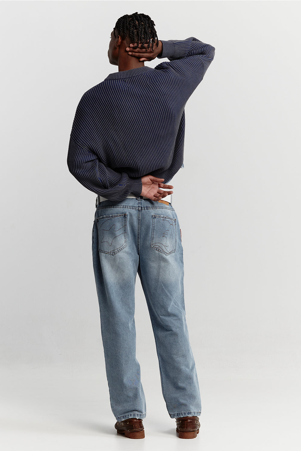 COLD UNIVERSITY KNIT DARK BLUE