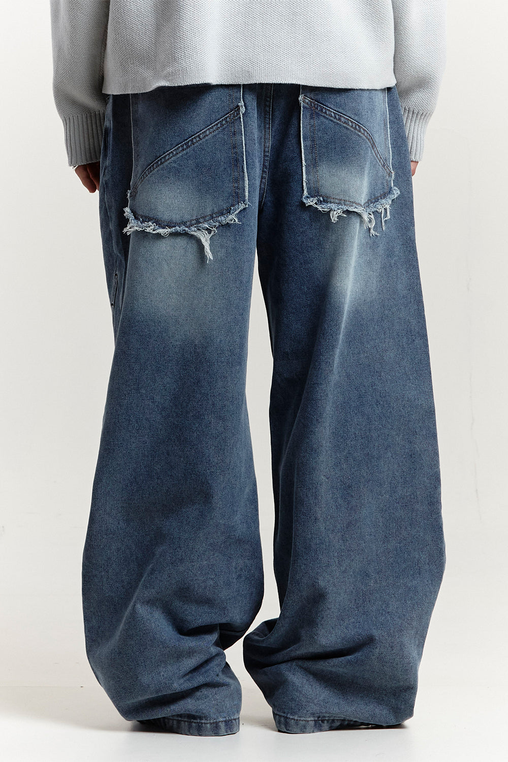 RIVET V2 PANTS BLACK/BLUE DENIM