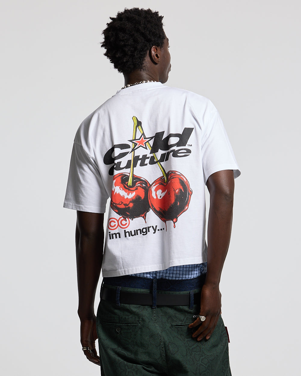 CHERRY TEE WHITE