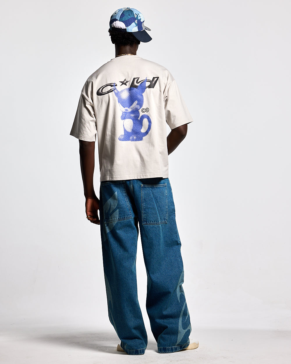 DEMON TEE WIND GREY