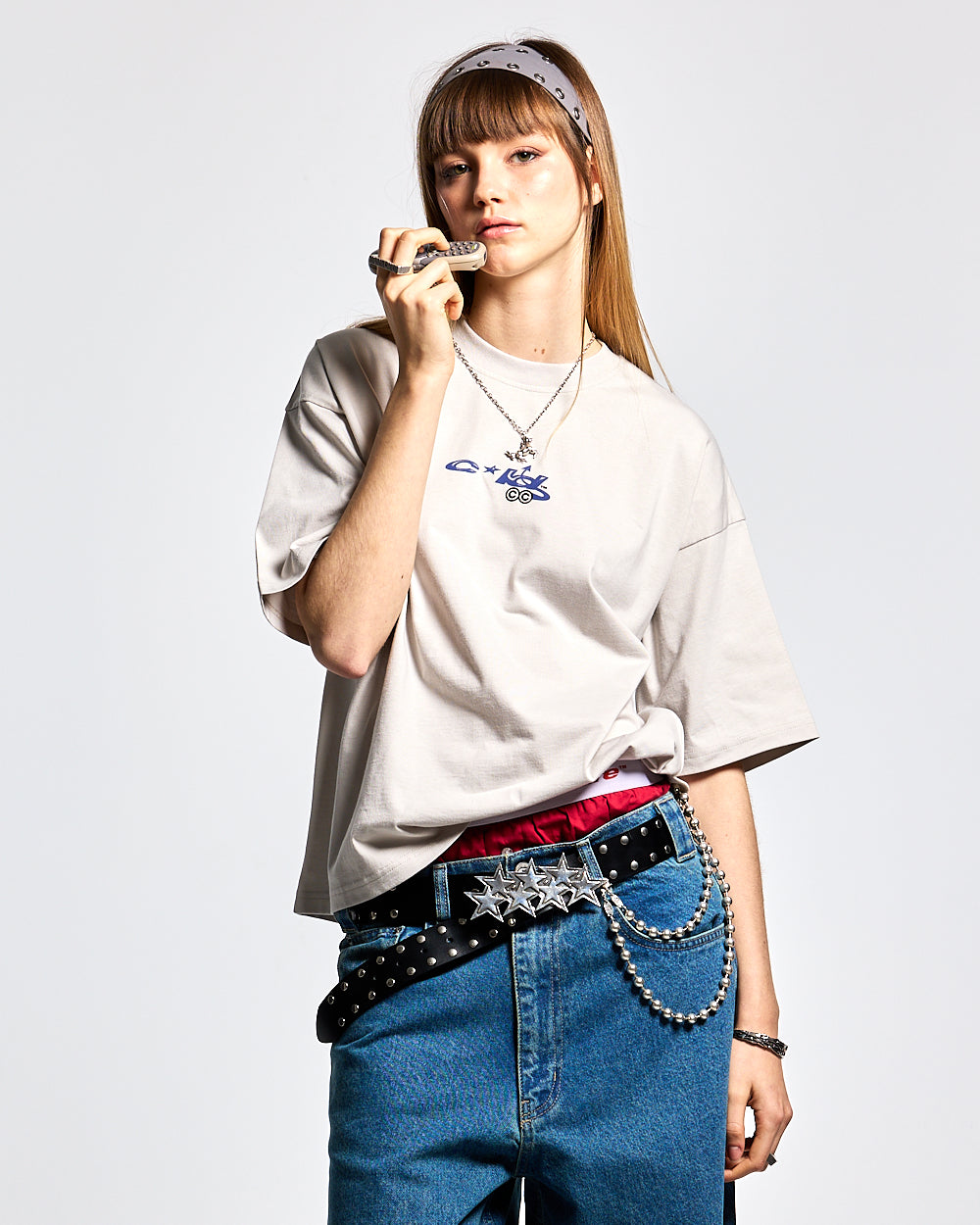 DEMON TEE WIND GREY