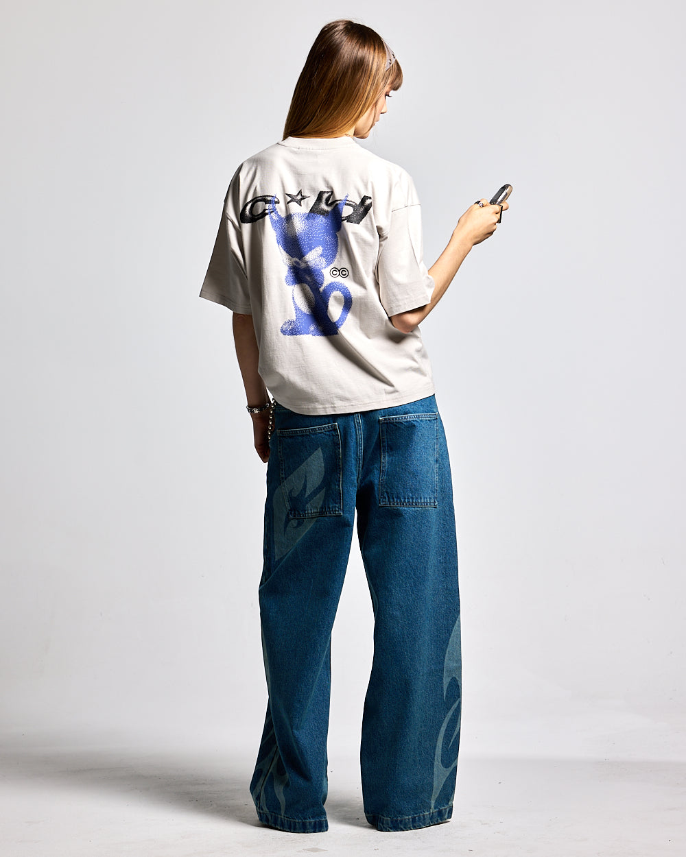 DEMON TEE WIND GREY