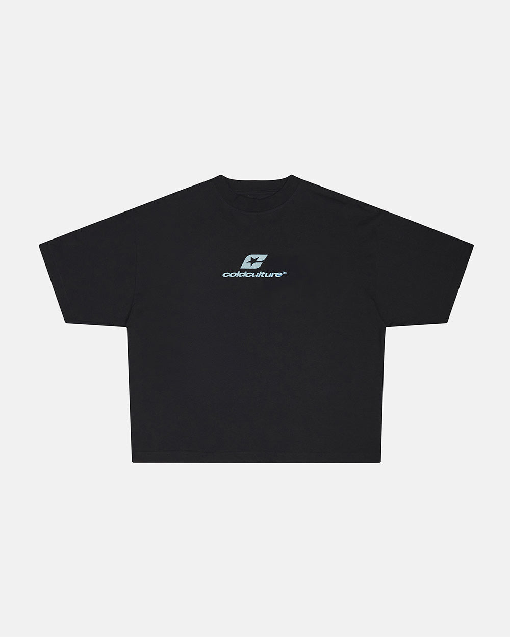 CURVED TEE BLACK