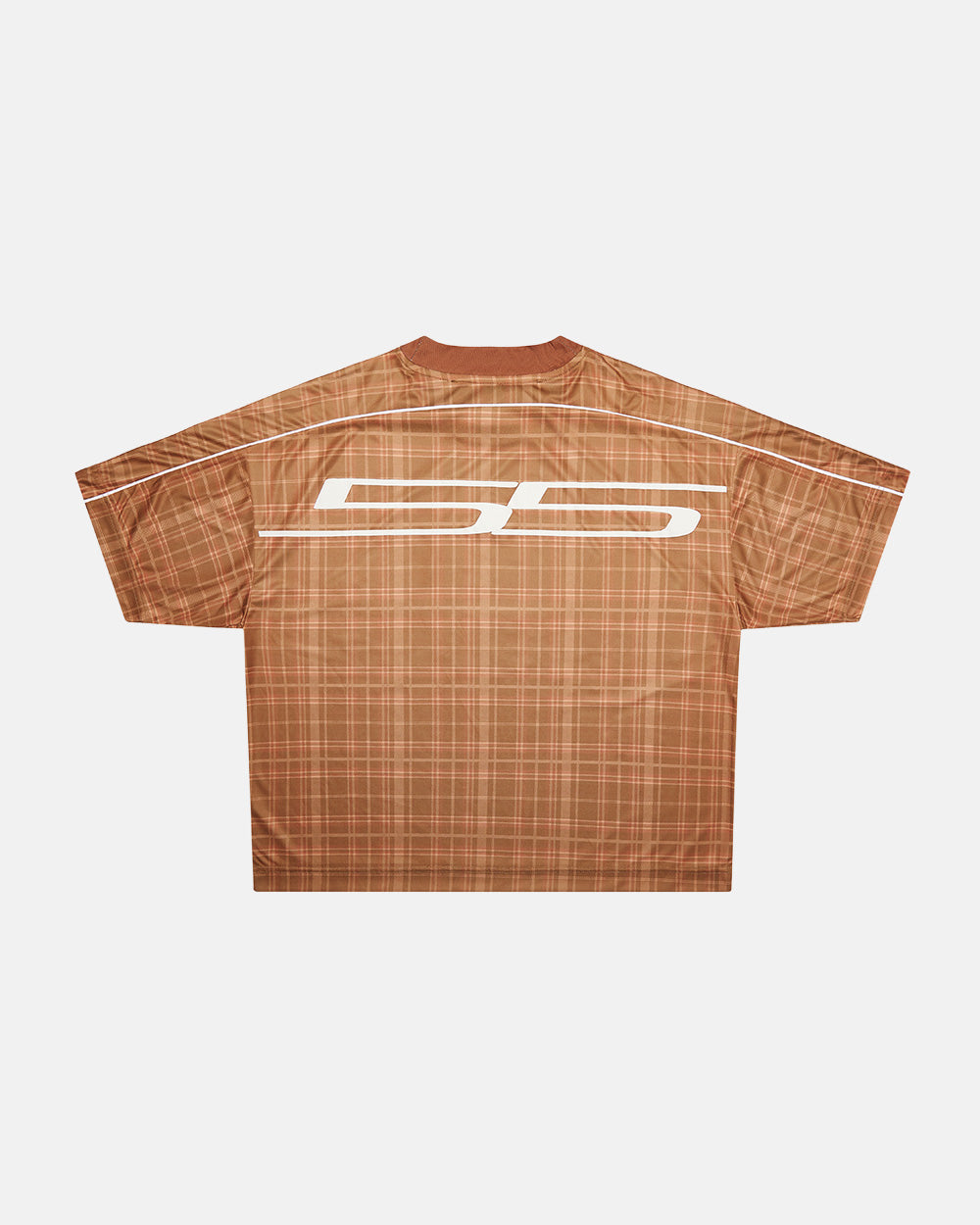 HIGHLANDS PLAID TEE BEIGE