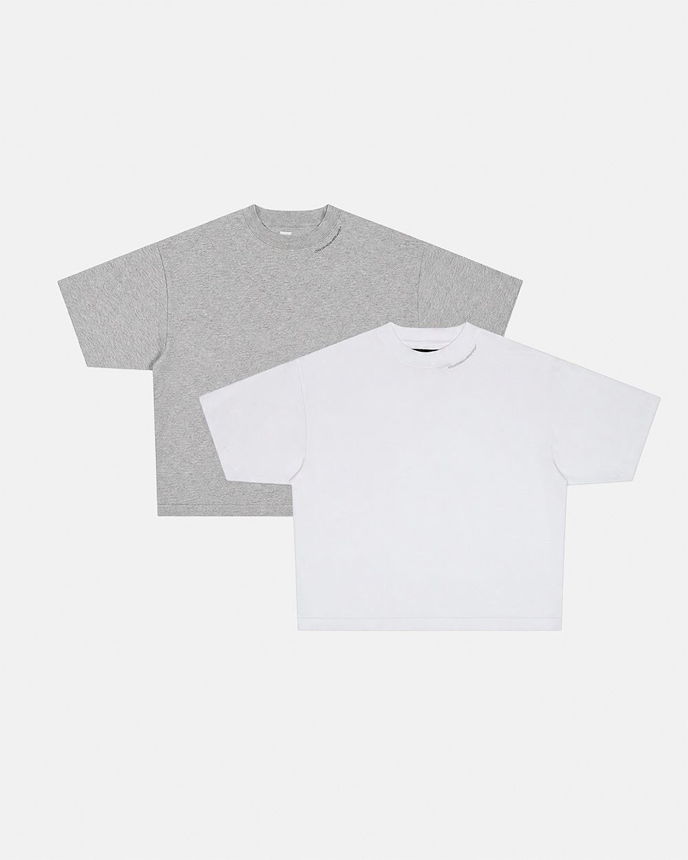 2 LOW KEY PACK WHITE & HEATHER GREY - Cold Culture