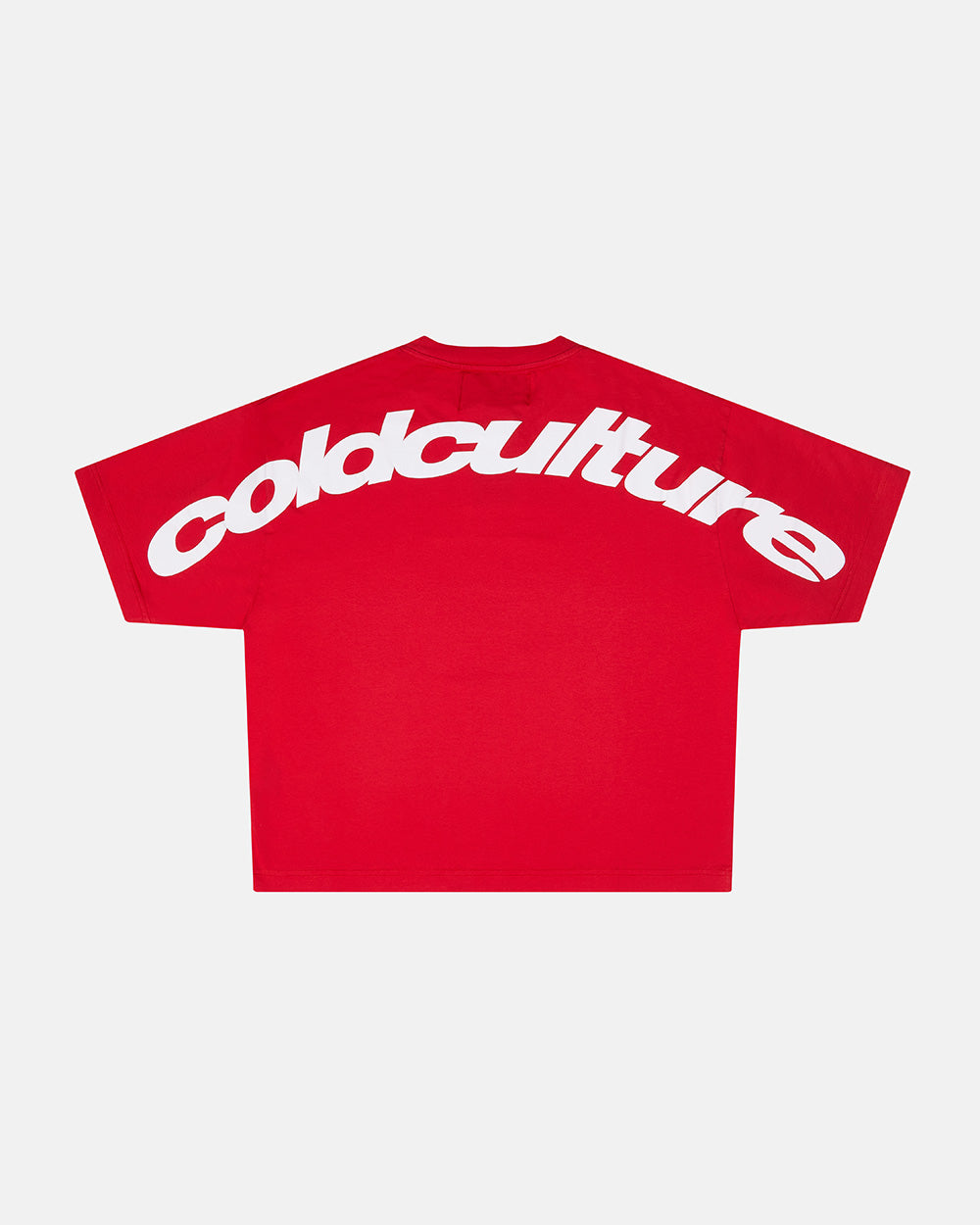 CURVED TEE RACING RED