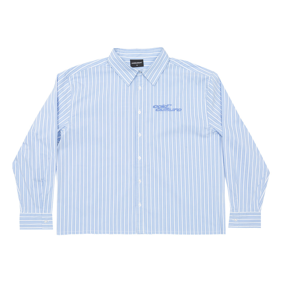 RUNNING HORSE SHIRT BLUE STRIPES