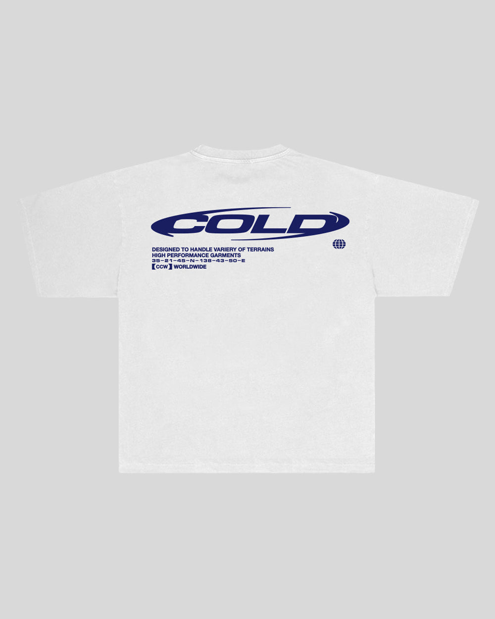 Cold Brand TRAILS TEE WHITE