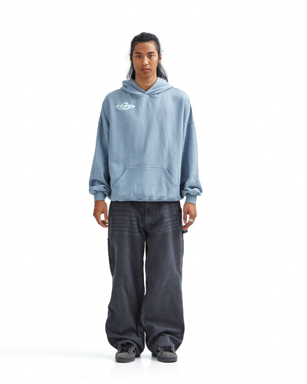 4THE WORLD HOODIE SHADY BLUE