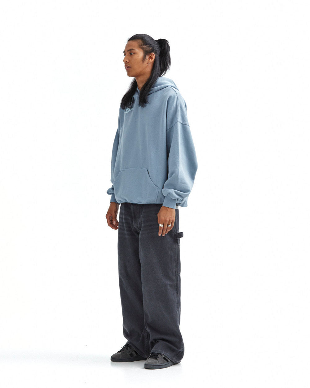 4THE WORLD HOODIE SHADY BLUE