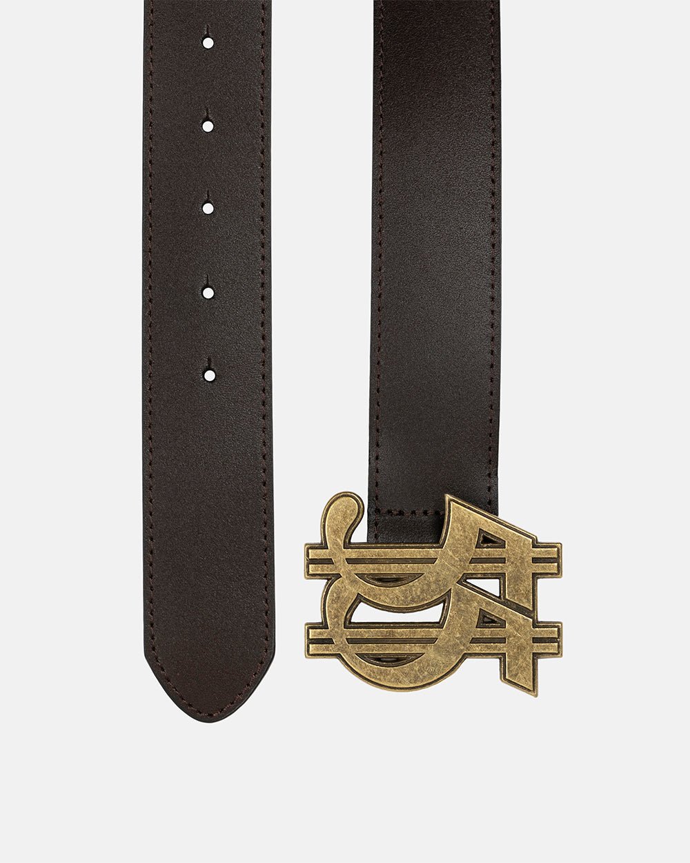 55 DOLLAR BELT BROWN - Cold Culture