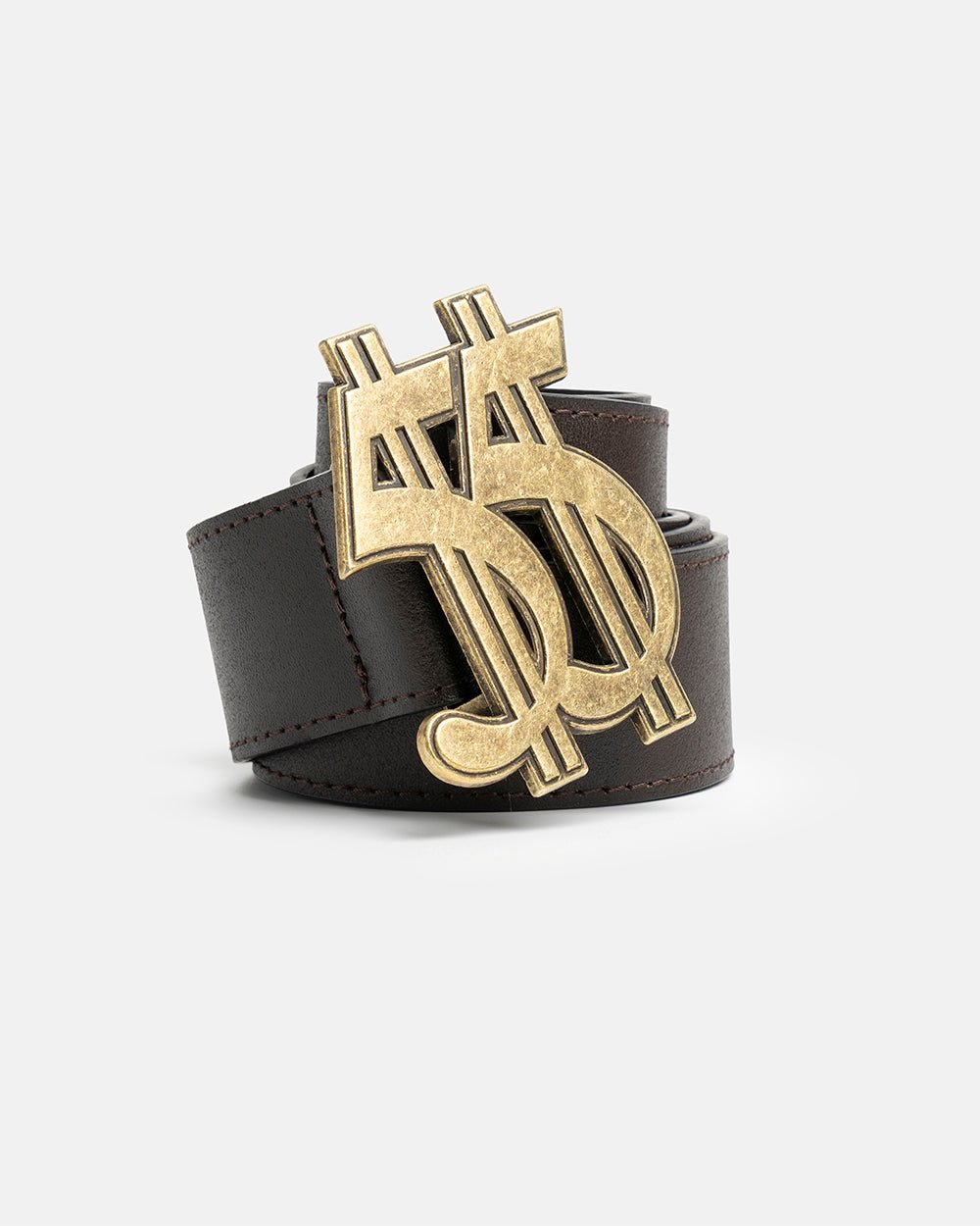 55 DOLLAR BELT BROWN - Cold Culture