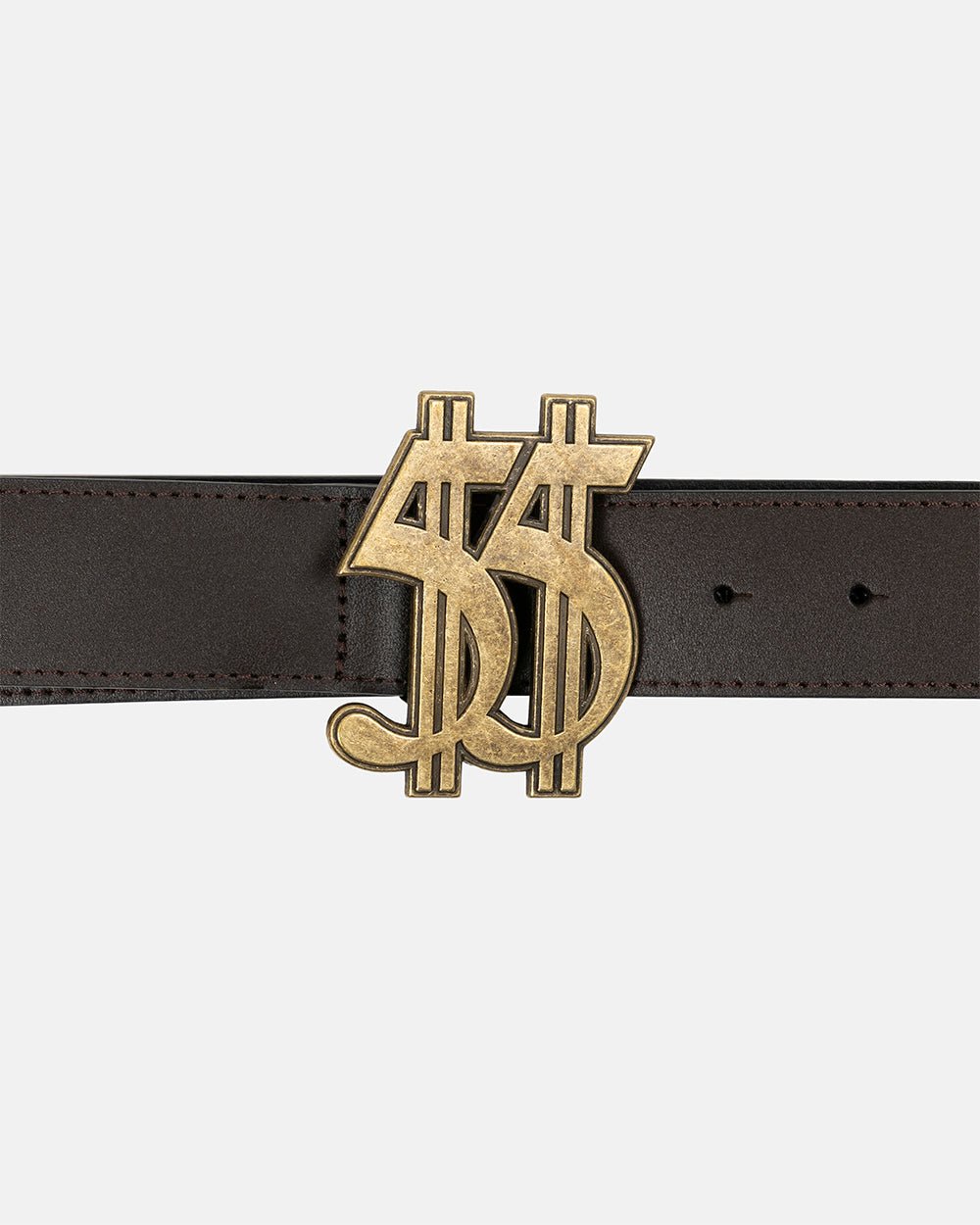 55 DOLLAR BELT BROWN - Cold Culture