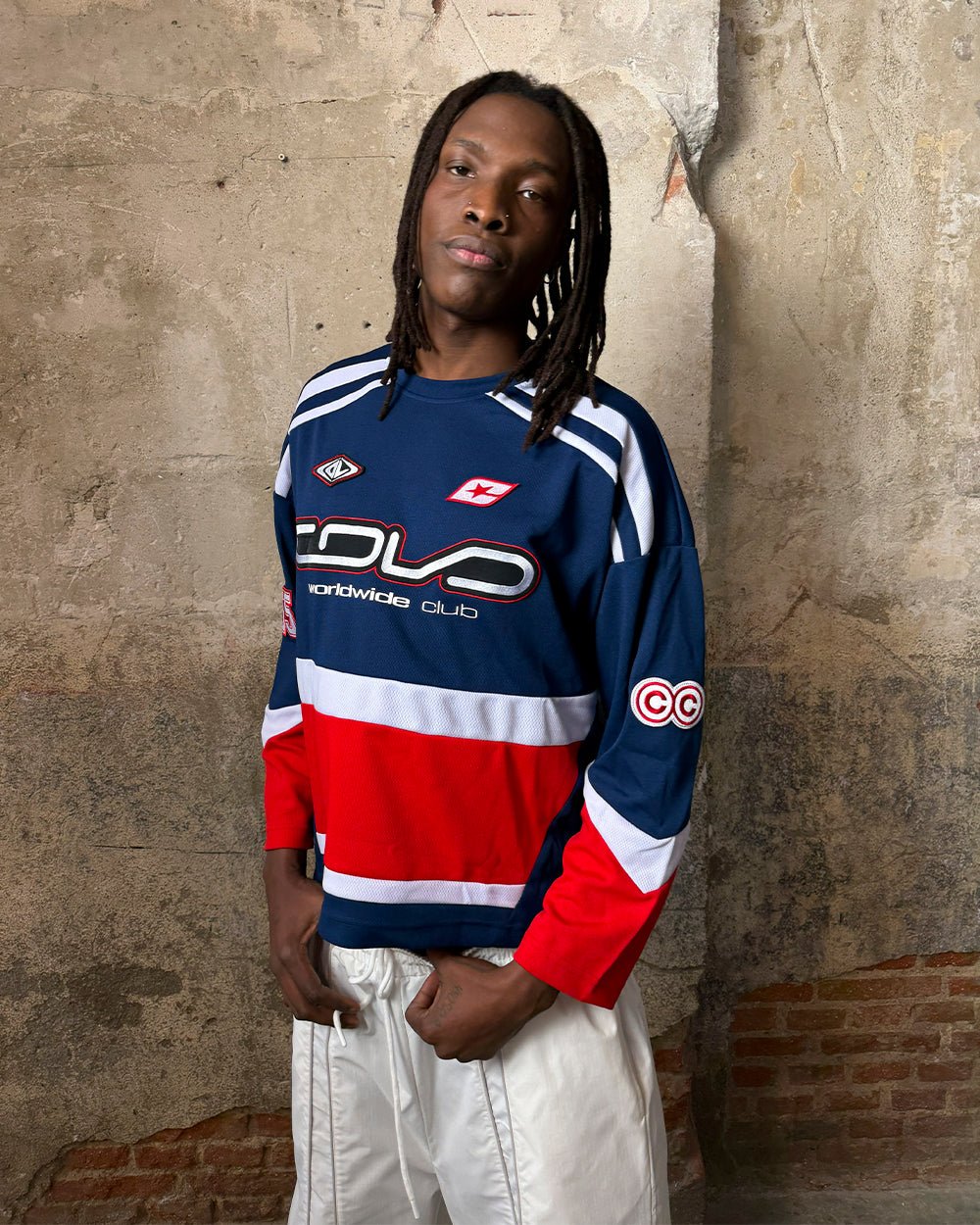 55 VIRAL LONGSLEEVE BLUE - Cold Culture