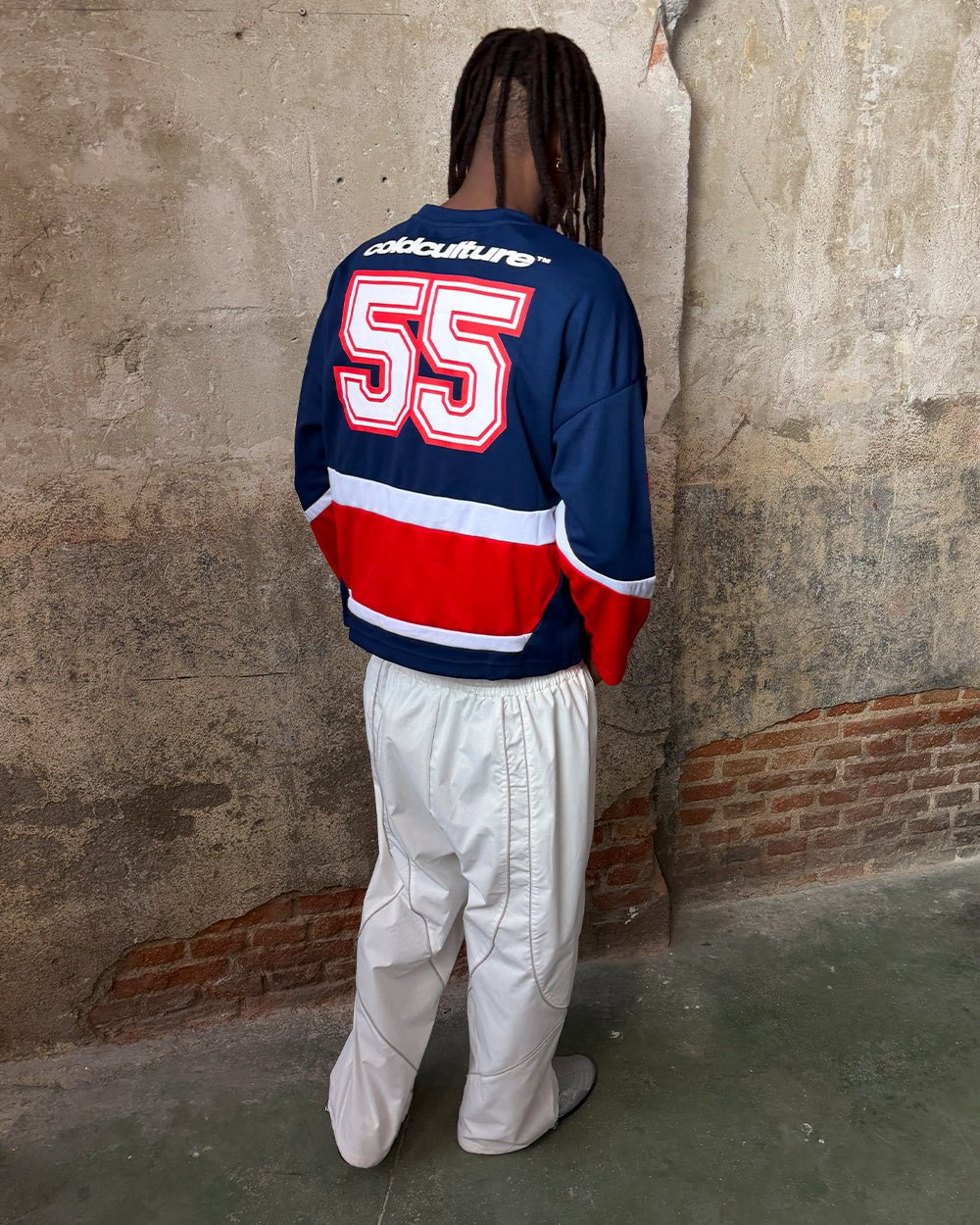 55 VIRAL LONGSLEEVE BLUE - Cold Culture