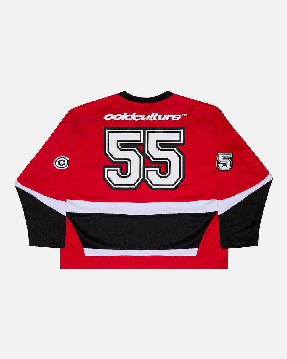 55 VIRAL LONGSLEEVE RED - Cold Culture