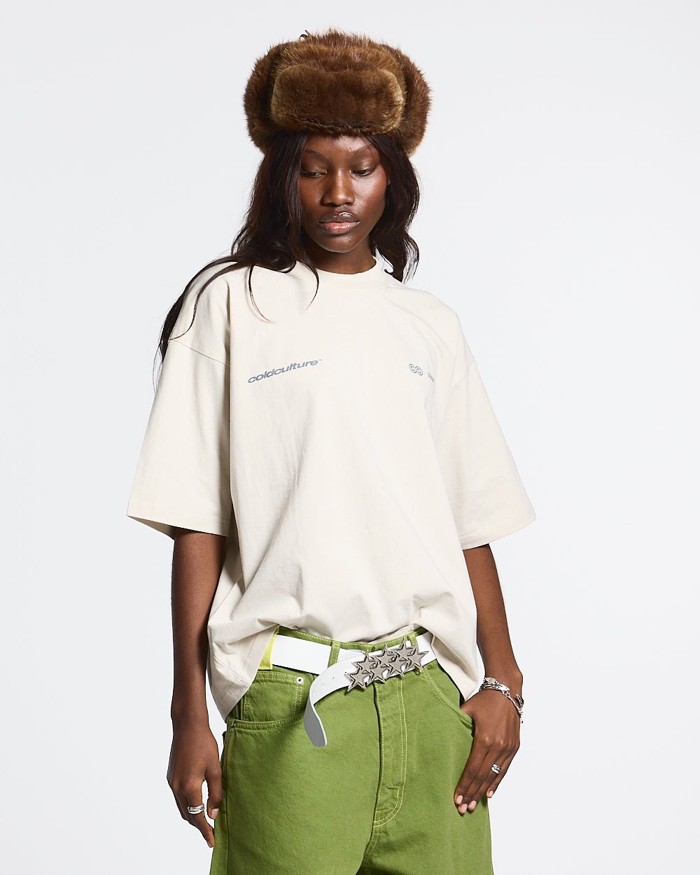 555 BURNIN TEE CREAM - COLD CULTURE