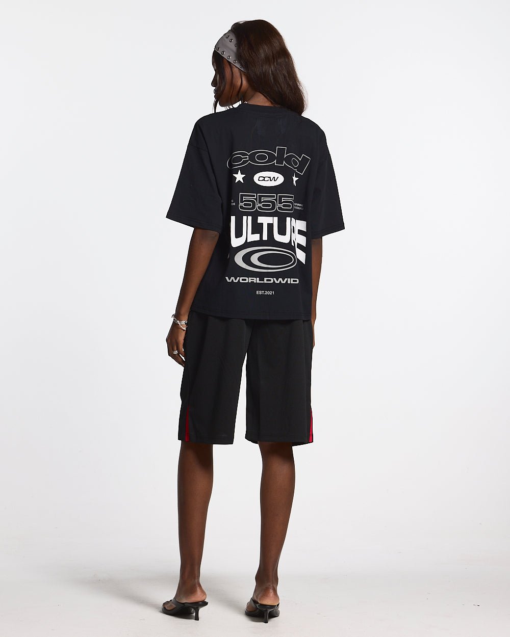 555 TEE BLACK - COLD CULTURE
