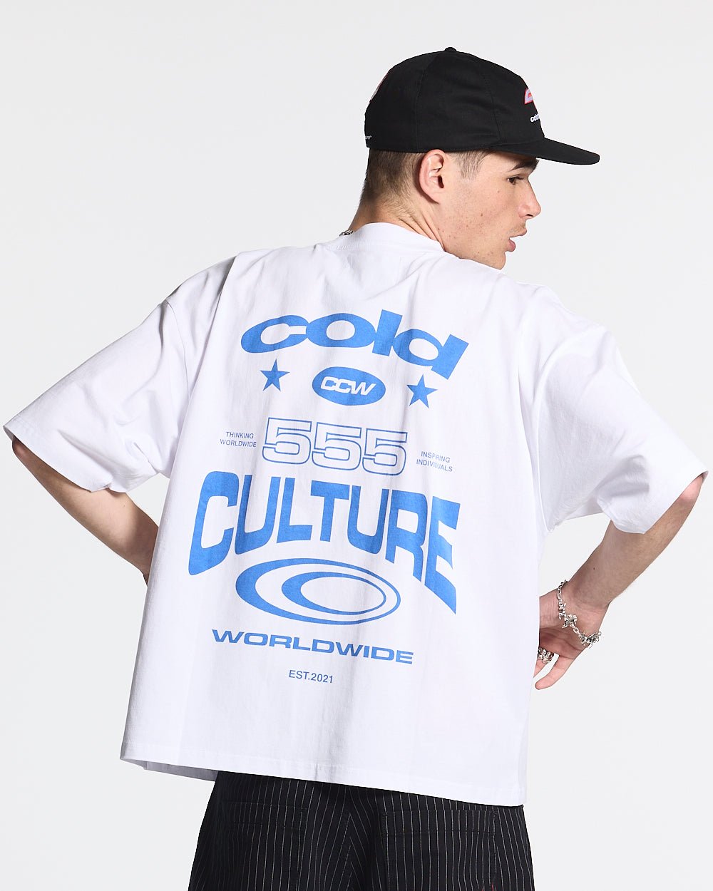 555 TEE WHITE - COLD CULTURE