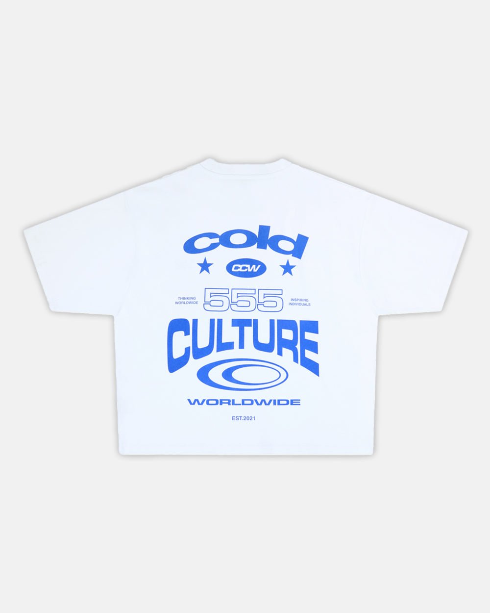 555 TEE WHITE - COLD CULTURE