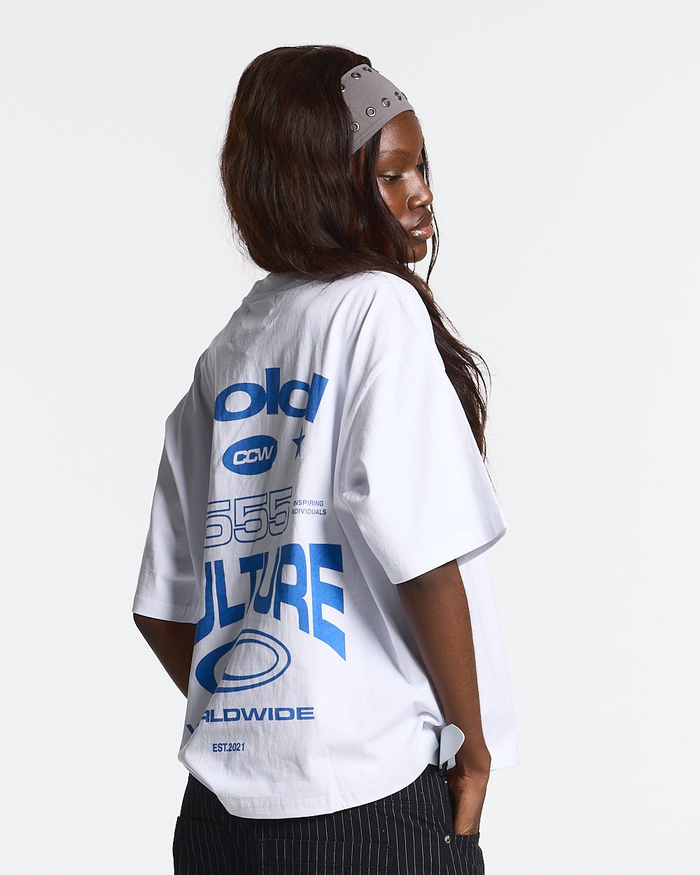 555 TEE WHITE - COLD CULTURE