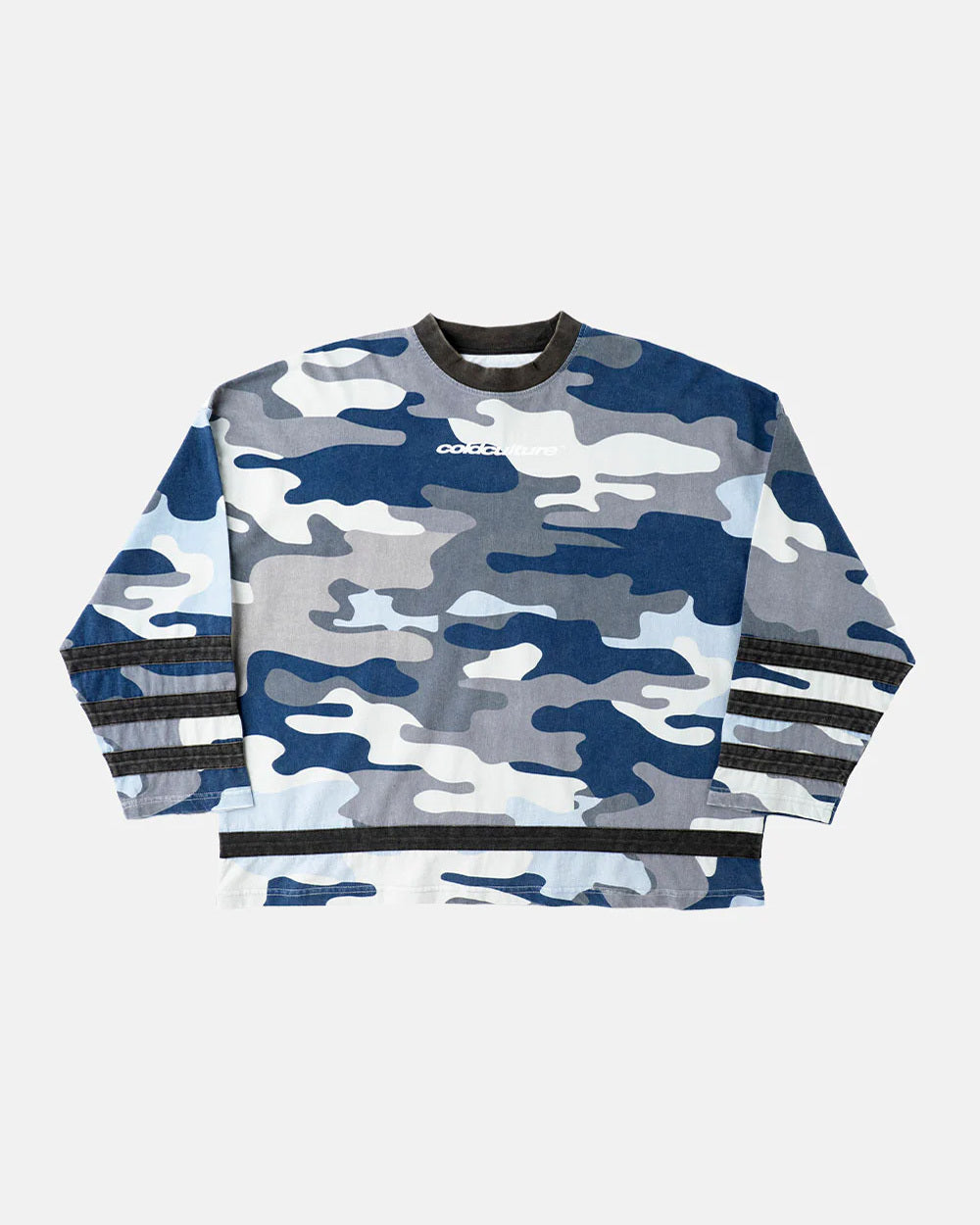 GOALKEEPER LONGSLEEVE HOCKEY TEE BLUE CAMO