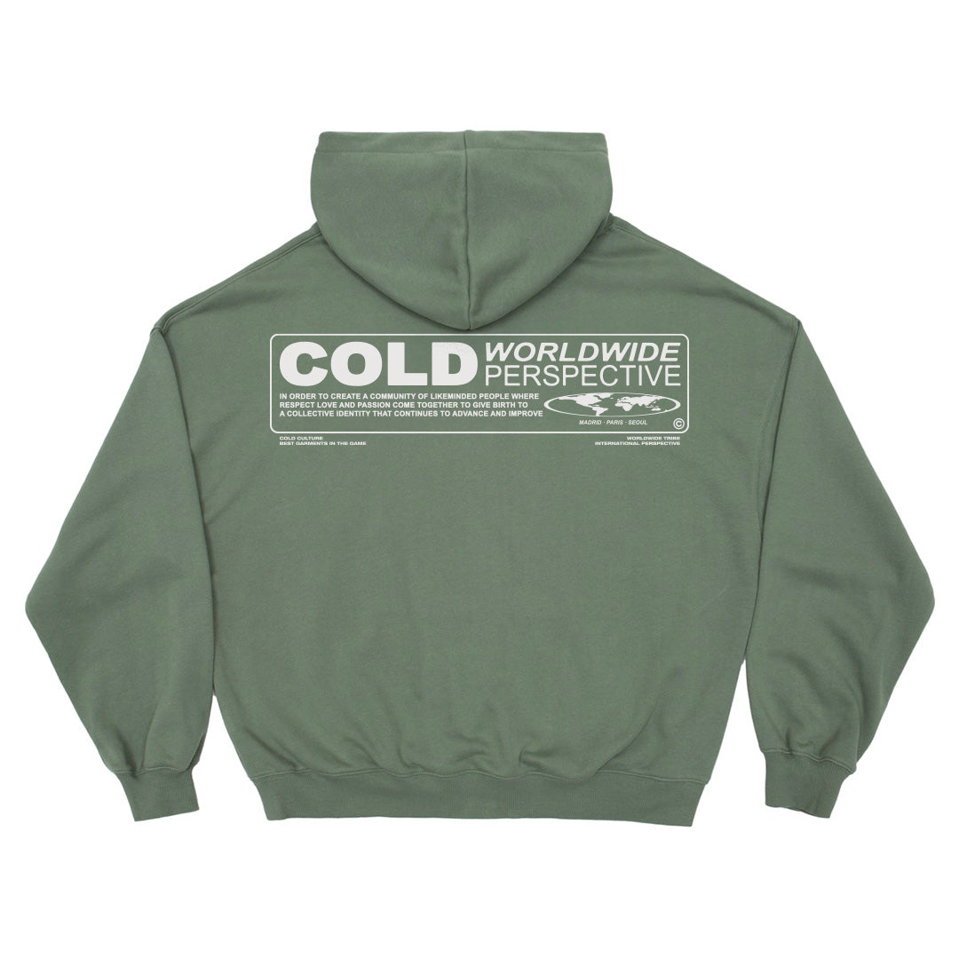 SHARING LOCATION HOODIE OLIVE