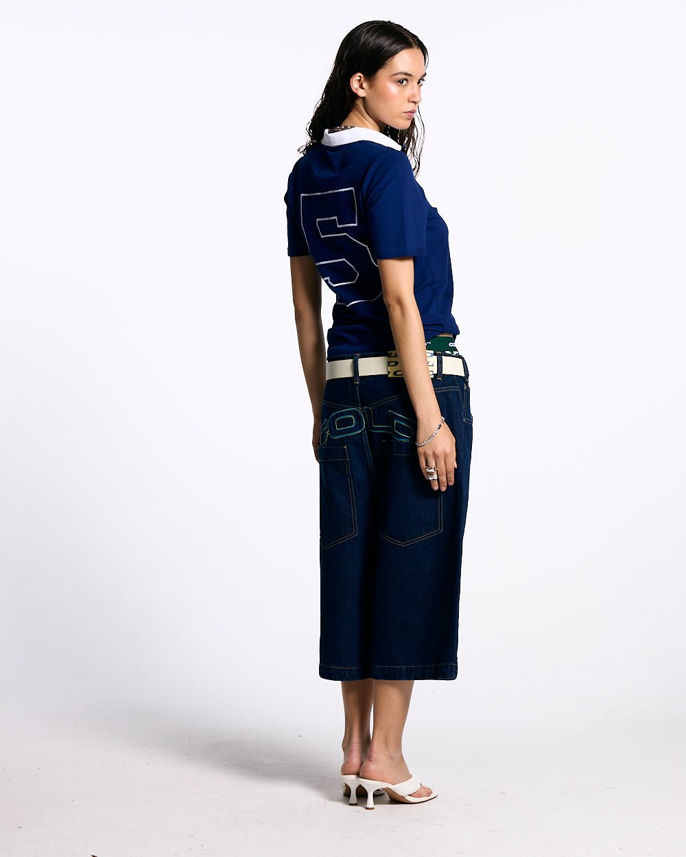 5th AURA SLIM POLO DARK BLUE - COLD CULTURE