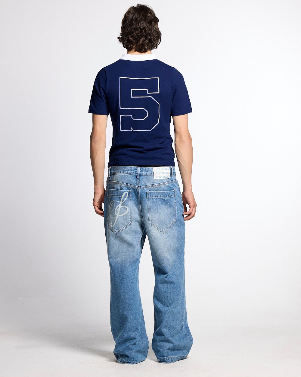5th AURA SLIM POLO DARK BLUE - Cold Culture