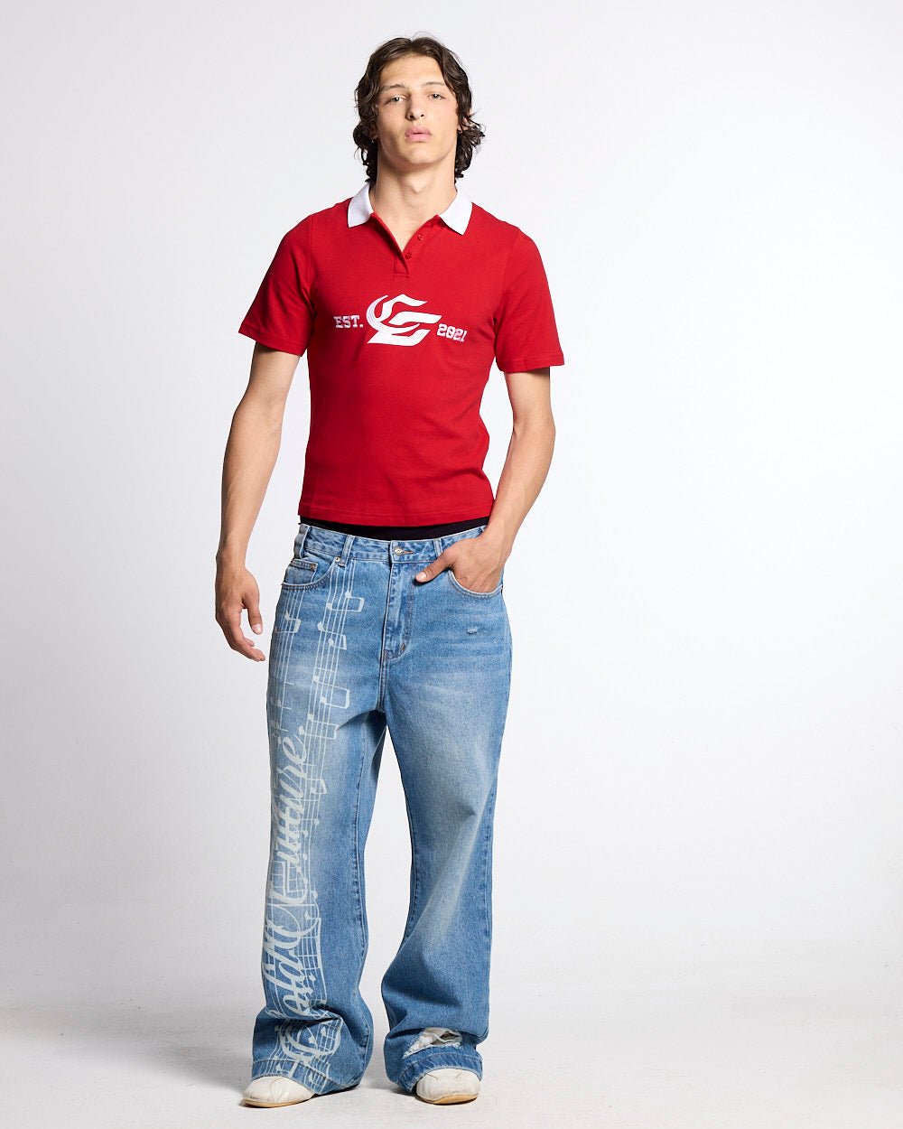 5th AURA SLIM POLO RED - Cold Culture