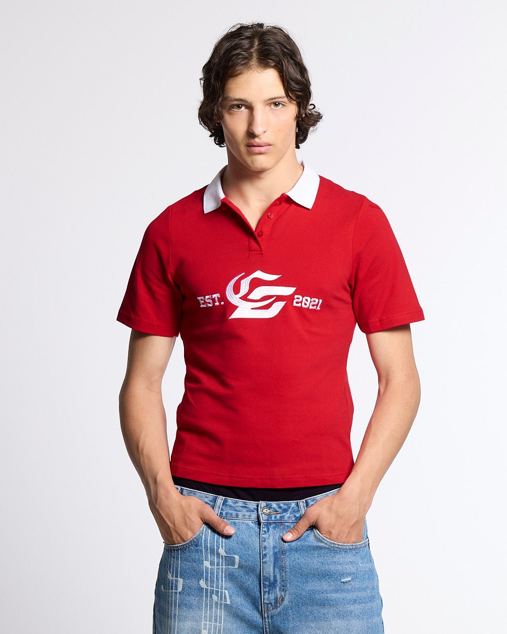 5th AURA SLIM POLO RED - Cold Culture