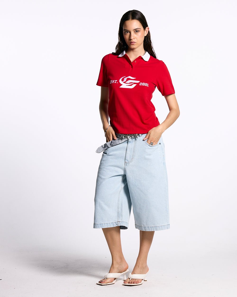 5th AURA SLIM POLO RED - COLD CULTURE