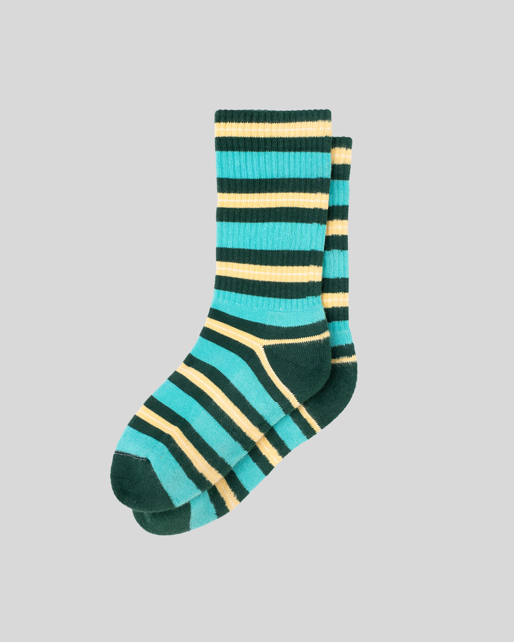 CASINO SOCKS STRIPES PALE JADE